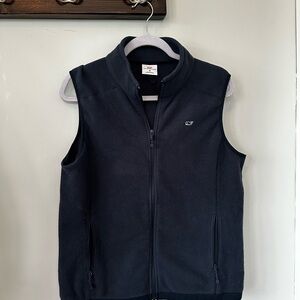 Navy Blue Vineyard Vines Fleece Vest size women’s m
